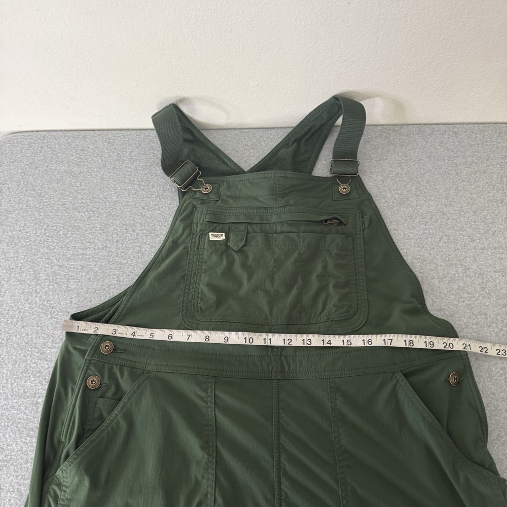 Duluth Trading Heirloom Gardening Lined Green Bib Overalls Women's Large X 31 - Picture 9 of 15